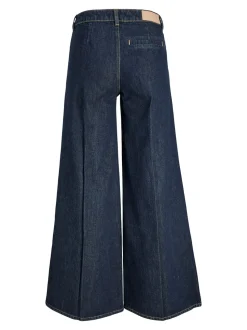 Palma Karla Wide Jeans, Dark Blue Denim, W27/L32