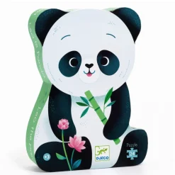 Panda Silhuetpuslespil, 24 Brikker