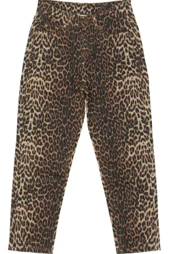 Panya Mom Fit Jeans, Feather Gray AOP, 134-140 cm