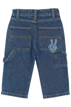 Parker Worker Jeans, Blue Denim, 104 cm