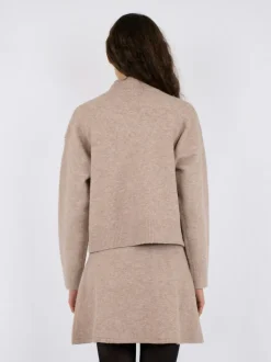 Paulina Striktrøje, Sand Melange, 38