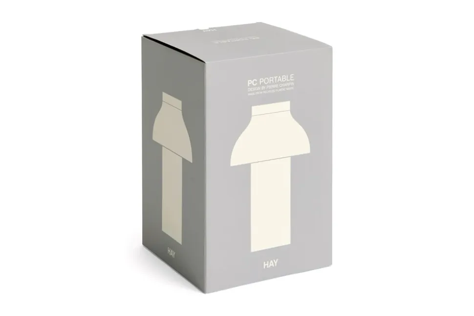PC Portable Lampe, Cream White