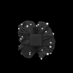 Pearl Bead Hårklemme, Black