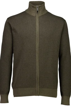 Pearl Knit Cardigan, Army Mel, 3XL