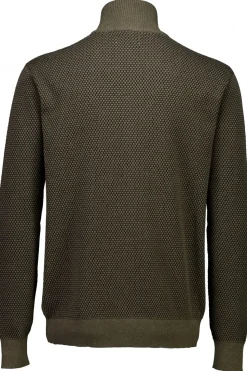 Pearl Knit Cardigan, Army Mel, 3XL