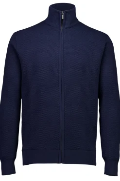 Pearl Knit Cardigan, Navy, XXL