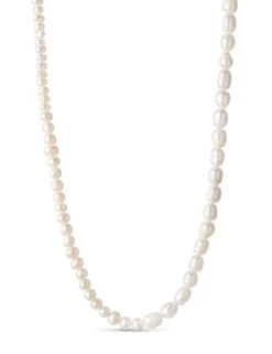 Pearlie Halskæde, Guld/Hvid, 40+5 cm