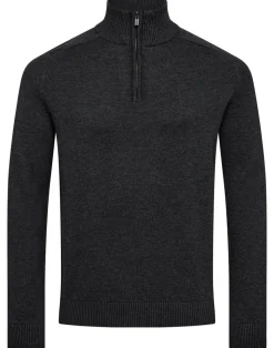 Pelle Regular Fit Striktrøje, Grey, XL