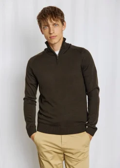 Pelle Regular Fit Striktrøje, Green, XL