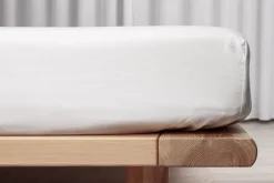 Percale Boxlagen, Hvid, 140x200 cm