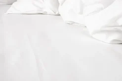 Percale Boxlagen, Hvid, 90x210 cm