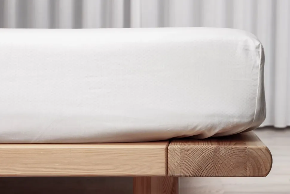 Percale Boxlagen, Hvid, 180x210 cm