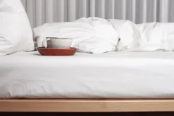 Percale Boxlagen, Hvid, 180x210 cm