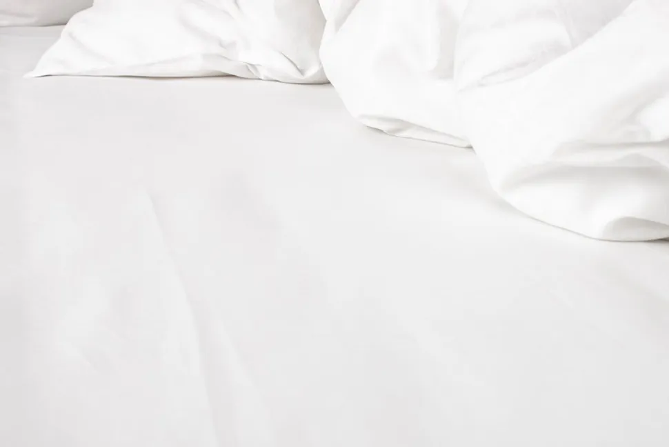 Percale Boxlagen, Hvid, 180x210 cm