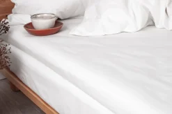 Percale Kuvertlagen, Hvid, 180x200 cm