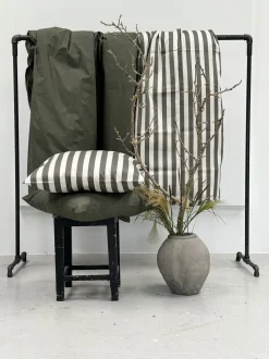 Percale Sengetøj, Olive, 140x220 cm