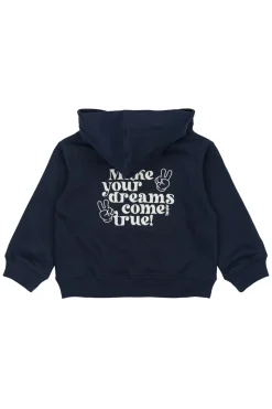 Petey Hættetrøje, Navy Blazer, 104 cm