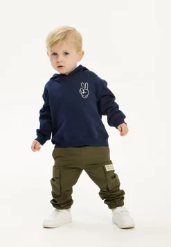 Petey Hættetrøje, Navy Blazer, 104 cm