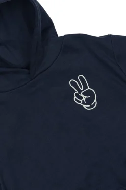 Petey Hættetrøje, Navy Blazer, 104 cm