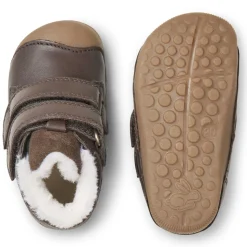 Petit Mid Winter Strap Støvler, Dark Brown, 20