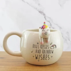 Pets Friends Unicorn Krus, White, 35 cl