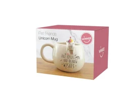 Pets Friends Unicorn Krus, White, 35 cl