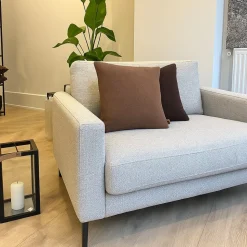 Phil Pude, Brown, 45x45 cm