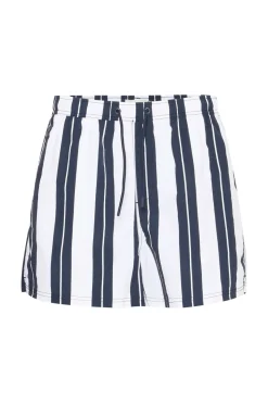 Philip Stripe Badeshorts, Insignia Blue, XL
