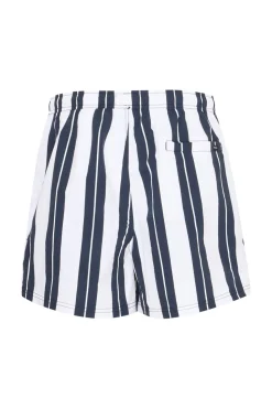Philip Stripe Badeshorts, Insignia Blue, XL