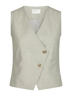 Philippe Melange Vest, Stone Melange, 40