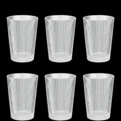 Pilastro 6-pak Drikkeglas, Klar, 24 cl