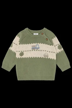 Pilou On the Road Striktrøje, Light Green, 80 cm