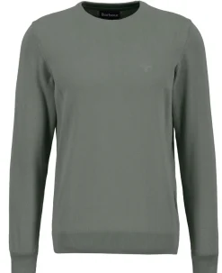 Pima Cotto Crew Neck Sweater, Agave Green, M