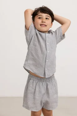 Pina Shorts, Mini Check, 98 cm