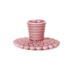 Pipanella Bubble Lines Lysestage, Dusty Rose