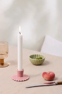 Pipanella Bubble Lines Lysestage, Dusty Rose