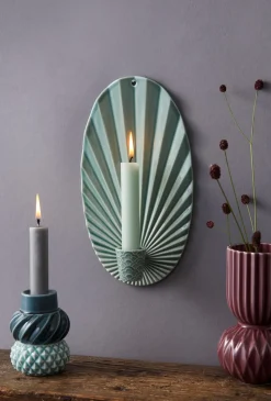 Pipanella Waves Væghængt Lysestage, Peacock