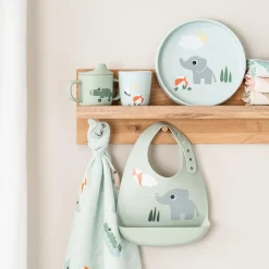 Playground Stick & Stay Tallerken, Blue