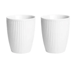 Plissé 2-pak Termokrus, Hvid, 25 cl