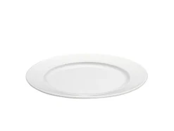 Plissé Tallerken, Hvid, Ø24 cm