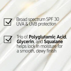 Polyglutamic Acid Dewy Sunscreen, SPF 30, 50 ml