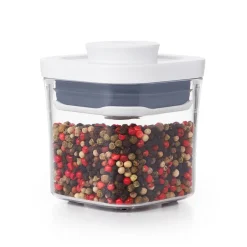 POP Container Kvadratisk Opbevaringsboks, Transparent/White, 200 ml