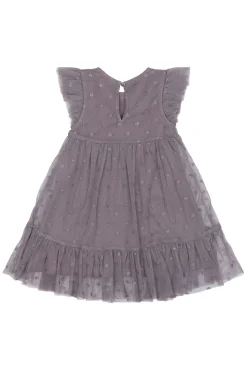 Poppy Kjole, Gray Ridge AOP, 104 cm