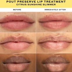 Pout Preserve Peptide Lip Treatment Shimmer, Citrus Sunshine
