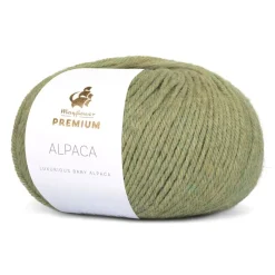 Premium Alpaca Garn, 023 Artiskok, 50 g