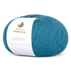 Premium Alpaca Garn, 012 Ferskvand, 50 g