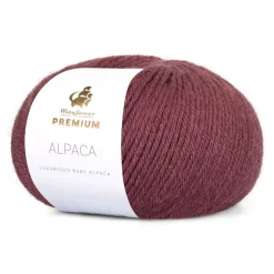 Premium Alpaca Garn, 028 Kobberrosa, 50 g