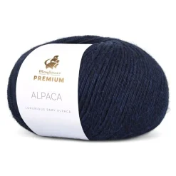 Premium Alpaca Garn, 015 Nattehimmel, 50 g