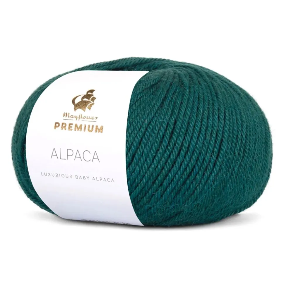 Premium Alpaca Garn, 026 Vintergrøn, 50 g