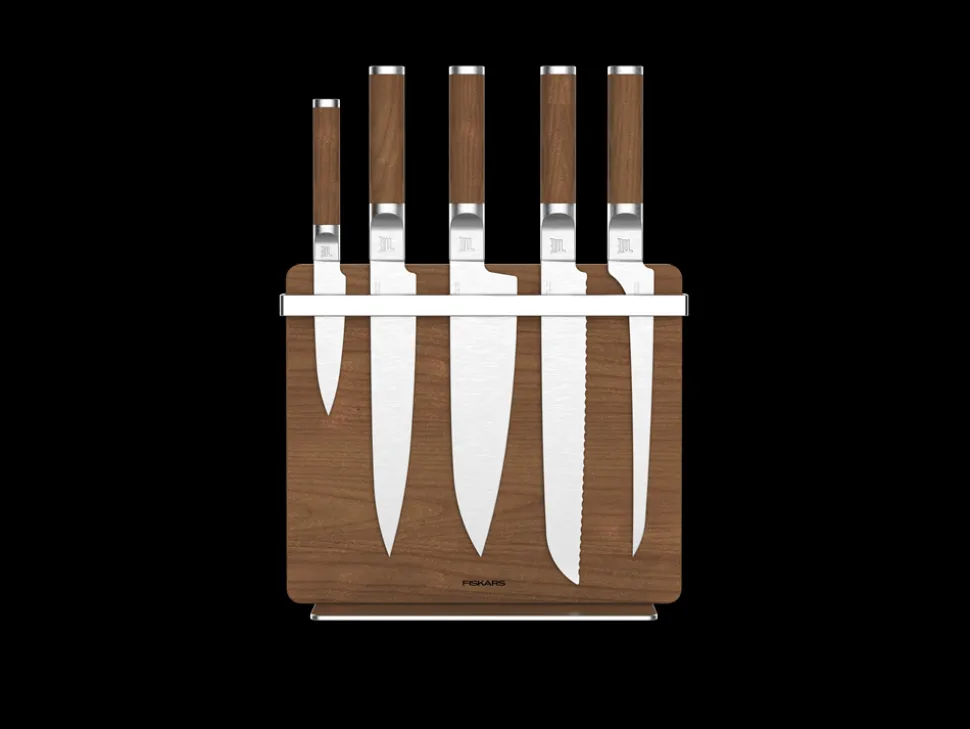 Premium Knivblok, Birk, H:30,8 cm